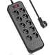 thumbnail image 1 of Power Strip 4000W with 10 Outlets and 4 USB Ports (2.4A), 2M Cord, Power Strip Surge Protector Power Strip for Home Office, 1 of 5