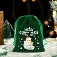 thumbnail image 4 of Uutvmp Christmas Drawstring Bags, Christmas Gift Bags Medium Size Christmas Bags, Gift Candy Wrapping Bags Treat Sacks Reusable Gift Bags for Holiday Party Favors, 4 of 6