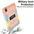 thumbnail image 2 of Rugged Case for iPad Pro 11 Inch 5th Generation 2024 (A2837 / A3006), Heavy Duty Protection Case with Shoulder Strap + Pencil Holder + 360° Rotating Hand Strap + Kickstand 3 In 1 Cover, Coral, 2 of 11