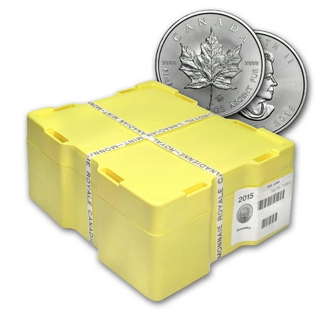 Silver Leaf Seal - 2015 Canada 500-Coin Silver Maple Leaf Monster Box Sealed