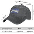 thumbnail image 6 of Honduras Flag Grunge Distressed Adjustable Washed Denim Mens Dad Trucker Hat Baseball Ball Cap for Men, 6 of 8