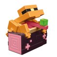 thumbnail image 4 of Minecraft Mini Mode Spawn Egg with Mini Figure, Cherry Blossom, 1.5-inch Toy, Frog On A Log, 4 of 5