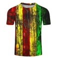 thumbnail image 3 of Delliss Mens Fashion Print T Shirt Casual Crew Neck Slim Fit Shirts Daily Tops, 3 of 4