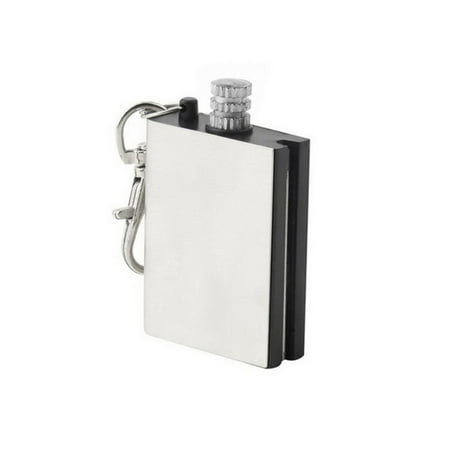 

Permanent Match Waterproof Emergency Lighter Windproof Stainless Steel Flint Fire Starter Survival Tool