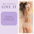 thumbnail image 4 of LeSensuel Super Soft Cheeky Underwear for Women- Low Waist Ladies Underwear Panties, 4 of 7