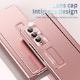 thumbnail image 3 of Decase Phone Case for Samsung Galaxy Z Fold 4 Shockproof Cover With Camera Protector,Built-in Screen Protector 360 Full Protection with S Pen Holder Hinge Protection and Kickstand, Rosegold, 3 of 7