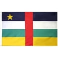 thumbnail image 1 of 2 Pi X 3 Pi Nyl-Glo Rep Drapeau d'Afrique Centrale, 1 of 1