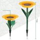 thumbnail image 5 of Comedero para pájaros silvestres CHAO en forma de flor dispensador de Comida para exteriores 60 cm amarillo Verde, 5 of 5