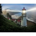 thumbnail image 4 of Ron Langager 18x15 Black Modern Wood Framed Wall Art Titled - Heceta Head Lighthouse, 4 of 6