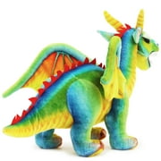 Drevnar the Dragon | 26 Inch Stuffed Animal Plush | By TigerHart Toys