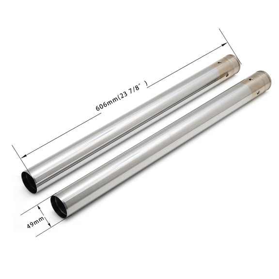 49mm 23 7/8" Front Fork Tubes OEM # 45500460 for Harley Softail Fat Boy FLFB 2018 2019 2020 2021