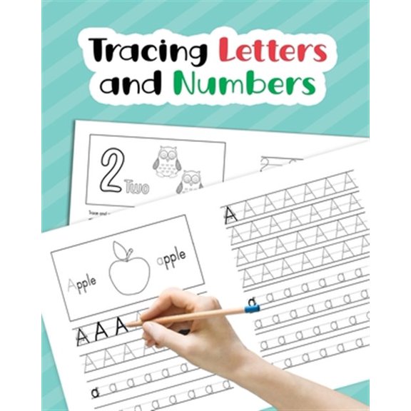 Pre-Owned Tracing Letters and Numbers: Learn How to Write Alphabet Upper and Lower Case and Numbers 1-10 for Preschool, Kindergarten, and Kids Ages 3-5, (Paperback)