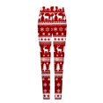 thumbnail image 3 of Christmas Leggings for Women Elastic High Waist Festive Print Tight Pants Workout Yoga Pants Holiday Leggings, 3 of 5