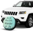 thumbnail image 2 of Kll Not All Those Who Wander Are Lost1 Tire Cover,Universal Wheel Tire Cover For Trailer, Rv, Suv, Truck,Camper And Many Vehicle,(14 Inch), 2 of 7