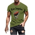 thumbnail image 2 of Ceisia Men's Spring Sporty Printed Round/Crew Neck Long Gift Sleeve Shirt - Comfortable Daily Outdoor Wear, 2 of 5