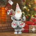 thumbnail image 4 of Simulación s de Papá Noel Muñeco de peluche Estatuas y s de Papá coleccionables Muñeca de Papá Noel realista Adorno de regalo Sunnimix Figuras de Santa Claus, 4 of 8
