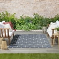 thumbnail image 4 of Nourison Essentials Indoor/Outdoor Blue Ivory 4' x 6' Area Rug (4x6), 4 of 9