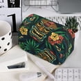 thumbnail image 7 of Sikiie Tropical Tribe Mask Print Flip Double-layer Pencil Case, All-purpose Stationery Bag for Study and Office, Zipper Design, Unisex, 7 of 7