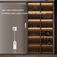 thumbnail image 5 of Under Cabinet Collection Display COB LED Strip Light Bookcase Wardrobe Closet Lamp Tape Penetrable Wood Dimmable Touch Sensor, 5 of 5