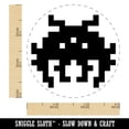 thumbnail image 2 of Retro Invaders from Space Bug Alien Self-Inking Rubber Stamp Ink Stamper - Sky Blue Ink - Small 3/4 Inch, 2 of 7