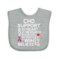 Inktastic CHD Awareness Month Boys or Girls Baby Bib