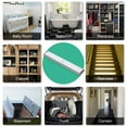thumbnail image 7 of LEPOTEC LED Motion Sensor Cabinet Light,Under Counter Closet Lighting, Wireless USB Rechargeable Kitchen Night Lights,Battery Operated Light,20 LED Light for Wardrobe,Closets,Cabinet,Cupboard,3 Pack, 7 of 7