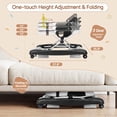 thumbnail image 3 of PRVAETU 5 in 1 Baby Walker (Walk,Jumper,Rocking,Push,Eating Mode) for Boys Girls,Foldable,Music & Light,Height Adjustable,Wheel for Infant Babies,Blackstar, 3 of 6