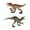 Style F, variante sur 2 Pcs Figurines de Dinosaures Réalistes Jouets Préhistoriques Petites Figurines de Dinosaures pour Enfants C