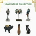 thumbnail image 3 of Comfy Hour Cast Iron Standing Dog Figurine – 7.6" Black, Antique & Vintage Animal Décor, 3 of 5