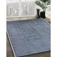 thumbnail image 3 of Ahgly Company Machine Washable Indoor Rectangle Industrial Modern Azure Blue Area Rugs, 5' x 8', 3 of 7