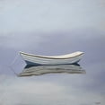 thumbnail image 3 of Saxe, Carol 12x12 Black Modern Framed Museum Art Print Titled - Moored Rowboat, 3 of 5