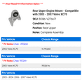 thumbnail image 2 of Rear Upper Engine Mount - Compatible with 2003 - 2007 Volvo XC70 2004 2005 2006, 2 of 2