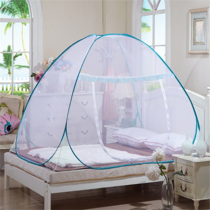 Tent,Compact & Lightweight-Single&Double Rainleaf Mosquito Net Pyramid Net for Cot,Sleeping Bags Bed