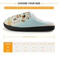 thumbnail image 2 of Cuphead Characters Kid's Cotton Slippers Winter Warm Soft Plush Slippers with Rubber Sole Non-Slip Indoor Outdoor Slip on Shoes Fluffy House Slippers For Boys Girls Teen, 2 of 8