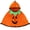 Hooded pumpkin, variant on WIBACKER 0-5T Kids Baby Boys Girls Halloween Costume Pumpkin Fleece Hooded Cape Cloak Fancy Party Cosplay with Hat