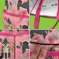 thumbnail image 5 of Garden Tool Bag,Shiba Inu Dog and Flower Floral Garden Tool Organizer,Garden Gifts,Waterproof Multi-Pocket Garden Tool Storage 11.8x5.5x11.4 Inch(Tools NOT Included), 5 of 6
