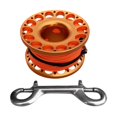 thumbnail image 4 of Bobine de Guide d'Équipement Compact pour Plongée en Apnée, Ligne de 30m, Orange, 4 of 9