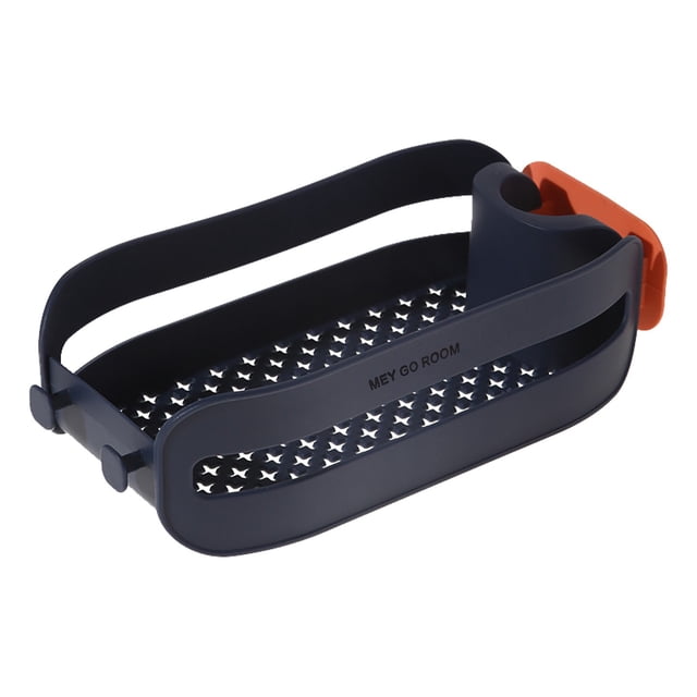 Drain Rack and 2 In 1 Home Organizer Upgrade for 2022 Kitchen Caddy with Detachable Hanging Faucet Drain Rack
