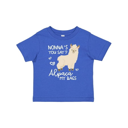 

Inktastic Nonna s You Say Alpaca My Bags Gift Baby Boy or Baby Girl T-Shirt