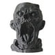 thumbnail image 2 of Estatua de resina con forma de cabeza aterradora, maceta estilo punk para mueble de TV Negro, 2 of 9