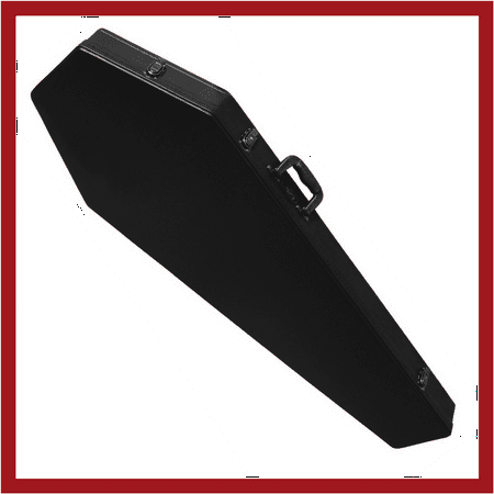 - COFFIN CASES Model B195R Bass Guitar Case Red Interior
