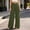 Army Green, variant on Women High Waist Button Fly Wide Leg Pants, Side Pockets Loose Casual Daily Long Trousers Gray XL(XL)