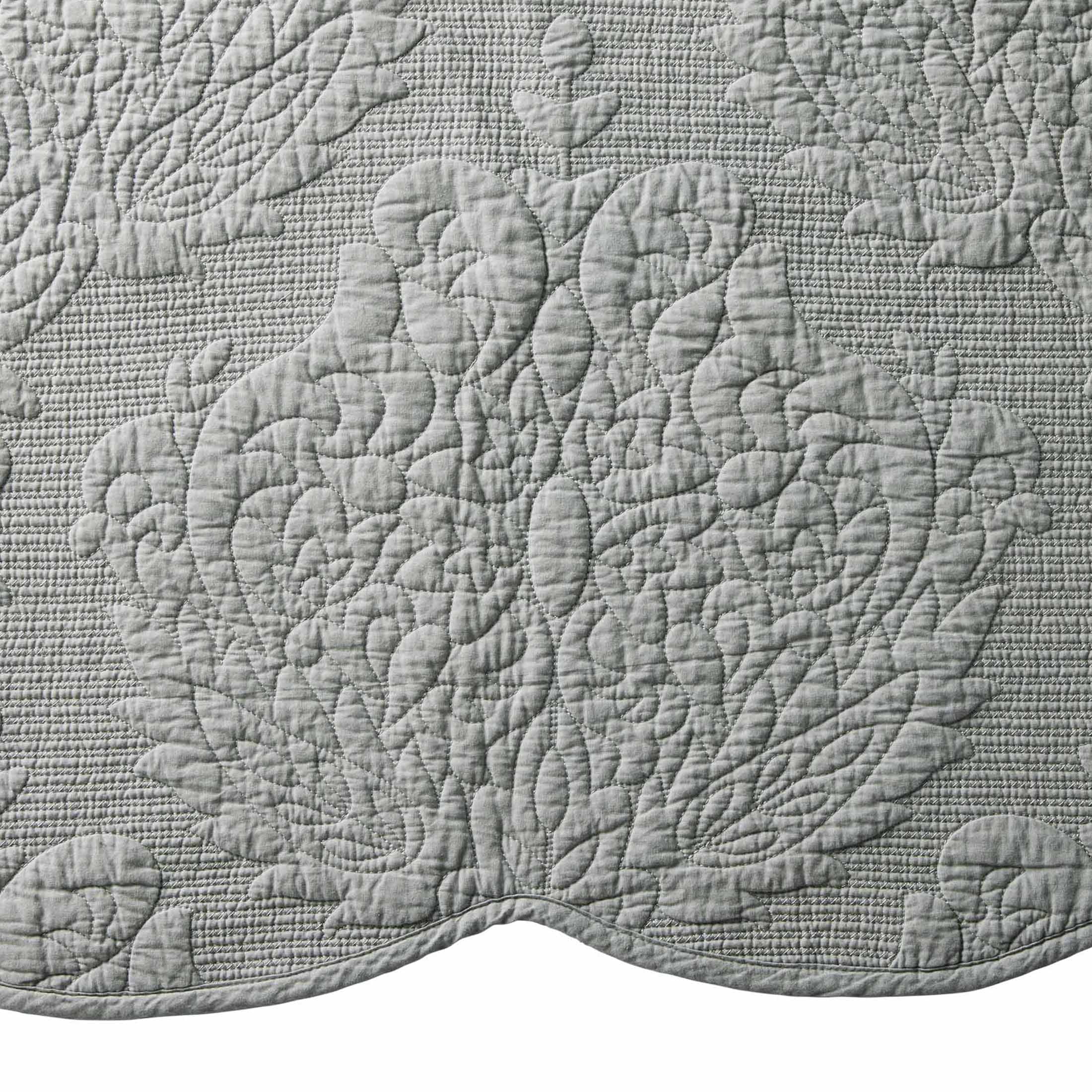 Couette en coton à motif cachemire brodé Better Homes & Gardens avec bordure festonnée (couette assortie vendue séparément)
