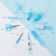 thumbnail image 3 of Happon Baby Grooming Kit, Baby Care Essentials Set, Baby Supplies Set, 10 Pcs Baby Health Care Set Portable Baby Care Kit, Safety Cutter Baby Nail Kit for Newborn, Infant & Toddler (Blue), 3 of 7