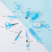 Happon 10 Pcs/Set Baby Care Products Portable Infant Health Kit for Baby Care Keep Healthy and Clean Baby Supplies Pink