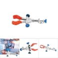 thumbnail image 1 of Lab Instrument Stainless Steel Double Regulator Clamp Condenser Holder for Chemistry Laboratory, 1 of 7