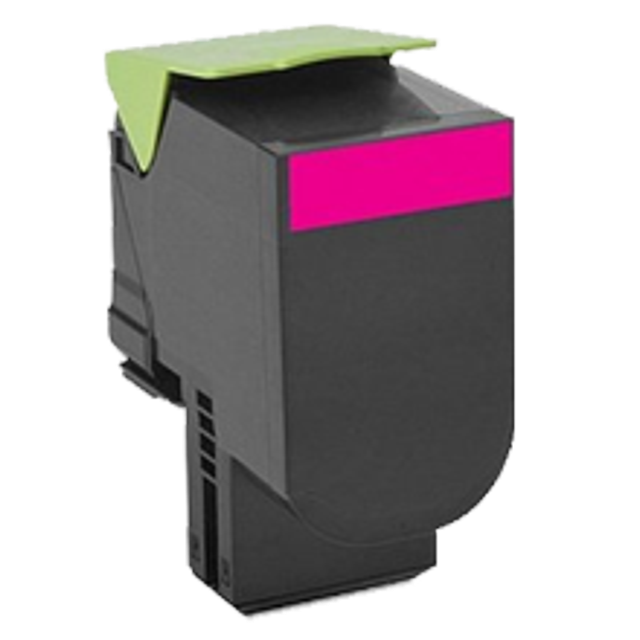 Zoomtoner Cartouche de Toner Laser Compatible LEXMARK 70C1XM0 (701XM) Rendement Extra Élevé Magenta pour LEXMARK / IBM CS-510