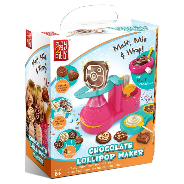 Play 2 Play Chocolate Lollipop Maker, Novelty Kitchen Tool, Children Ages 6+