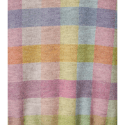Beyond Yoga Relaxed Raglan Pullover Pastel Gingham Small