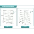 thumbnail image 2 of Sorbus Storage Organizers With 14 Drawers, Multipurpose Acrylic Drawers for Makeup, Office Organization and Storage, Art Supplies, Jewelry, Stationary - 3 Pcs Clear Stackable Storage Bins, 2 of 4